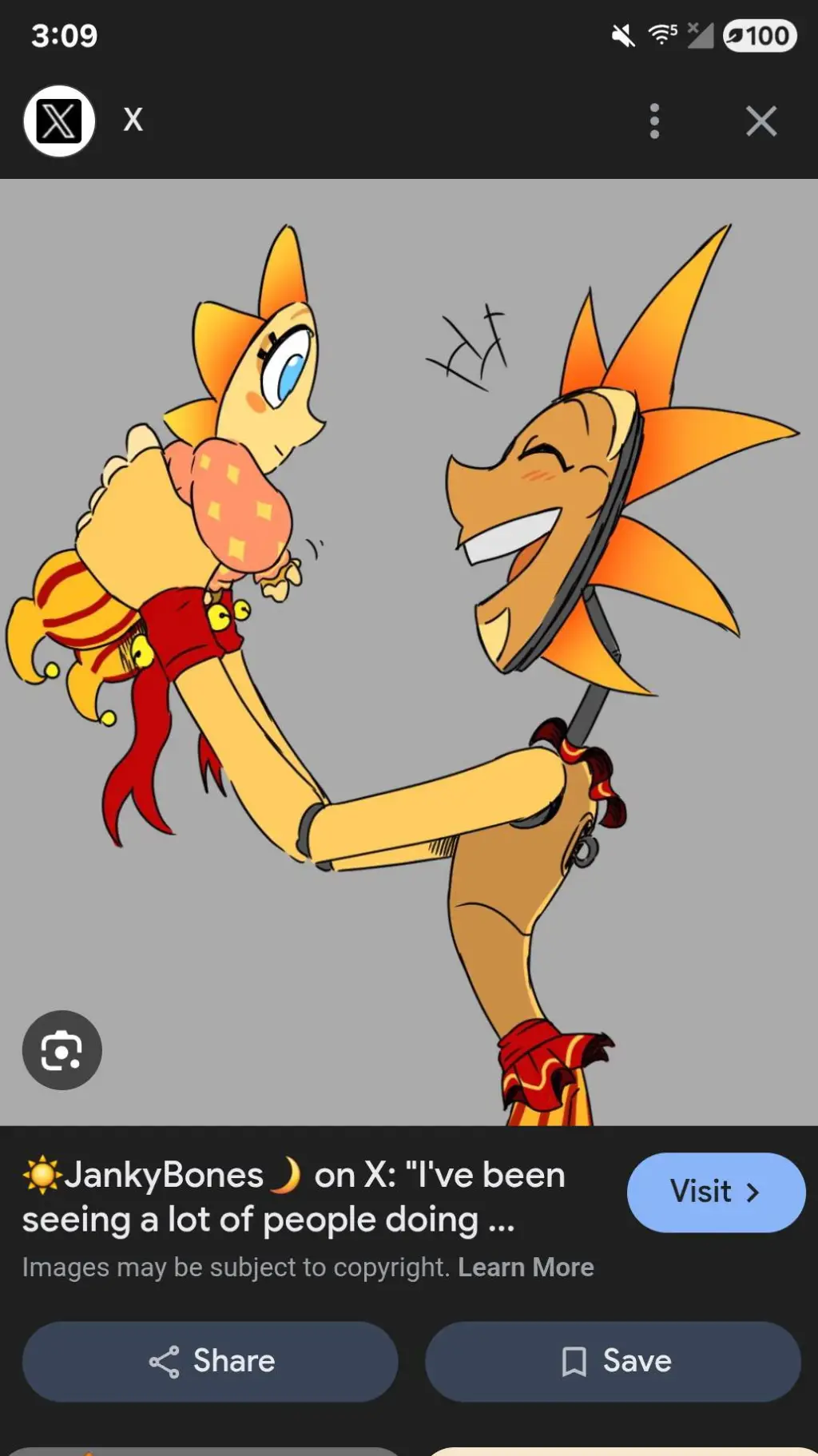 ai character: sun background