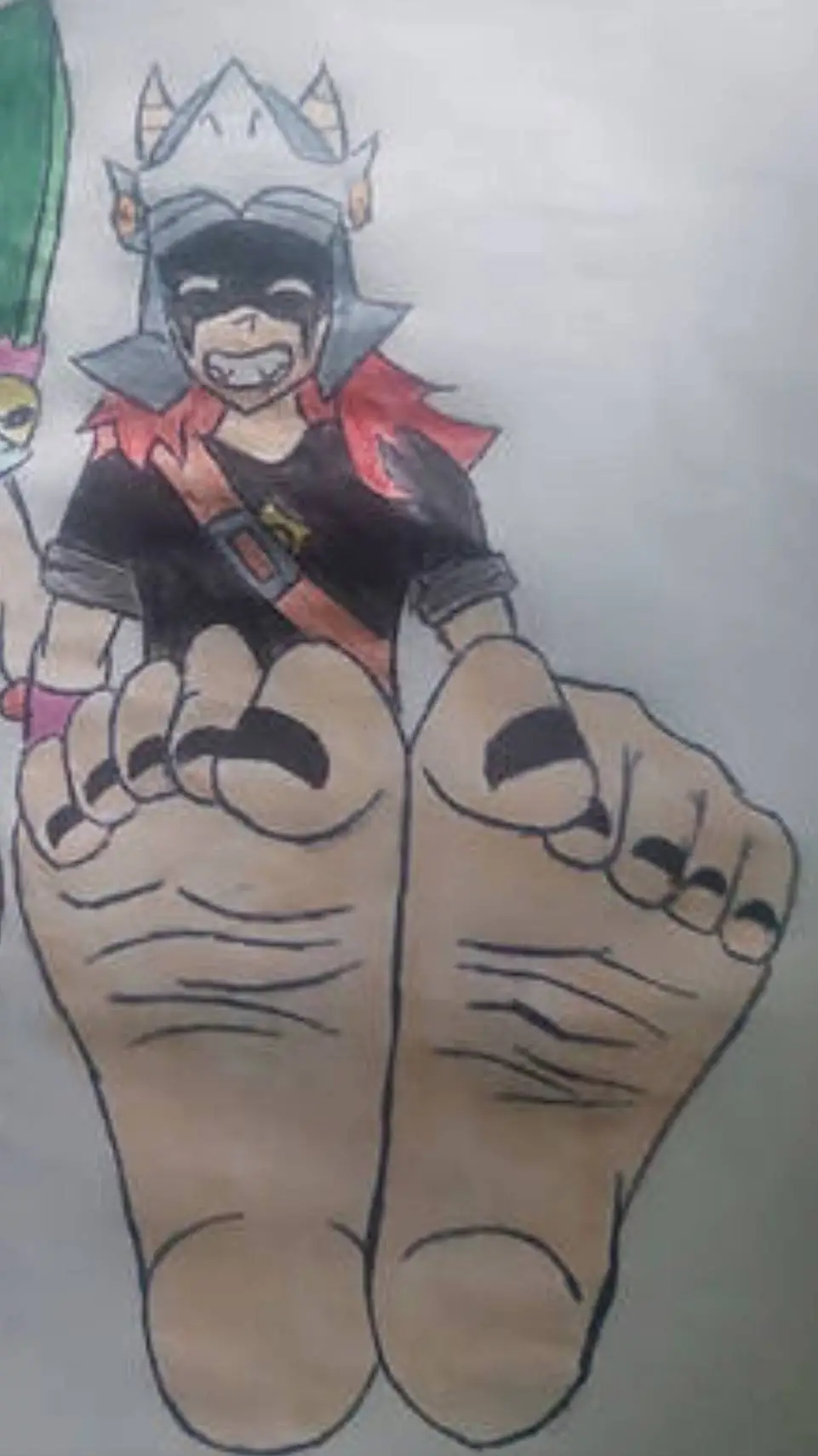 ai character: draco feet background