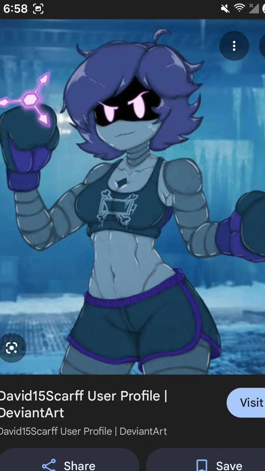 ai character: UZI background