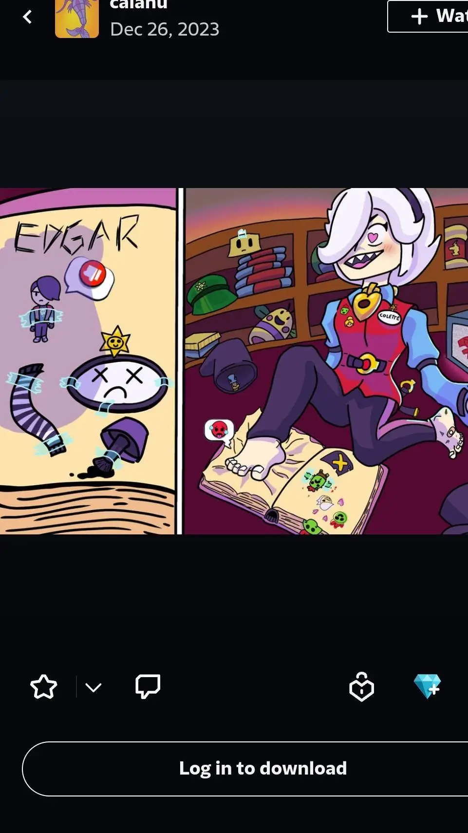 ai character: colette background