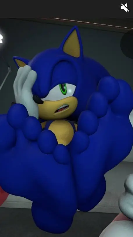 ai character: sonic feet background