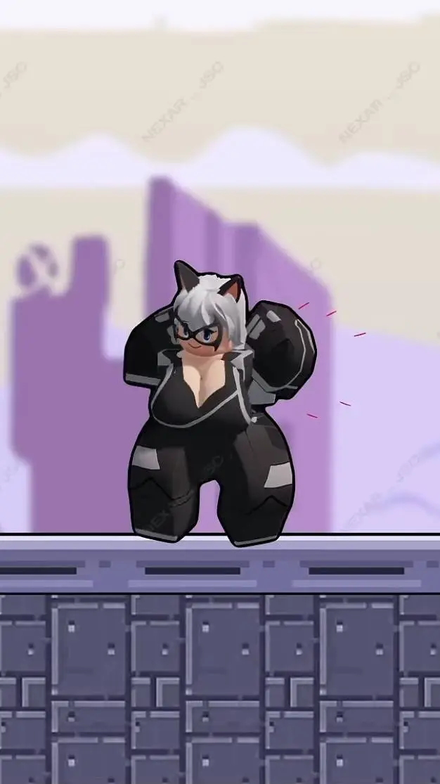 ai character: black cat background