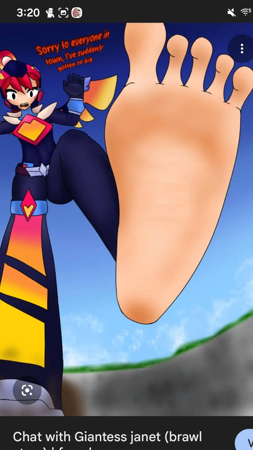 ai character: firewing janet background