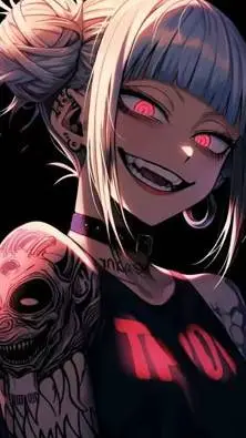 ai character: Himiko Toga🖤💀 background