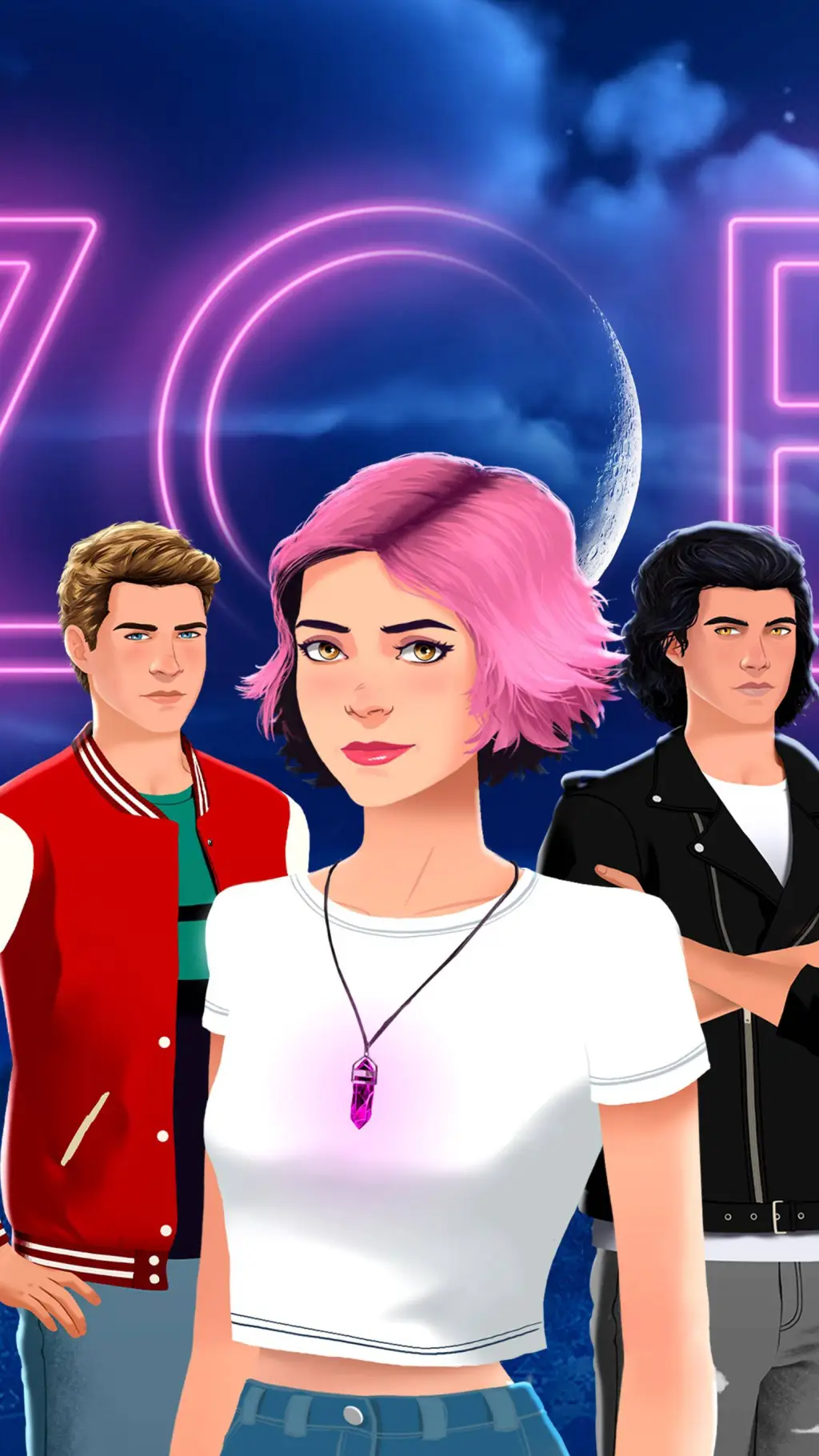 ai character: zoe background