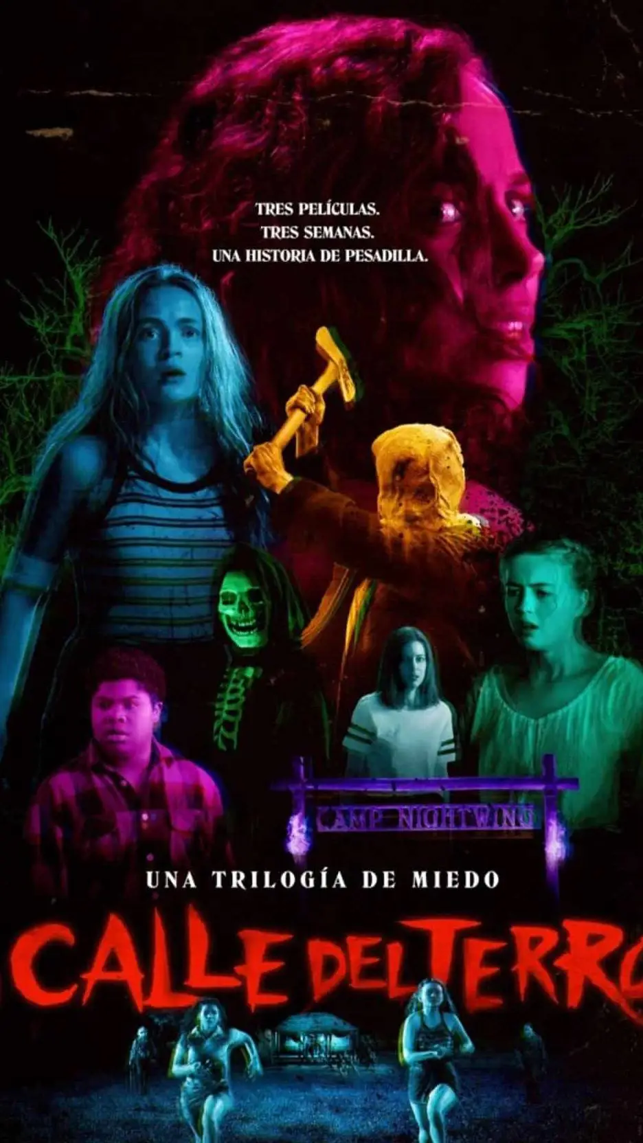 ai character: la calle de terror background