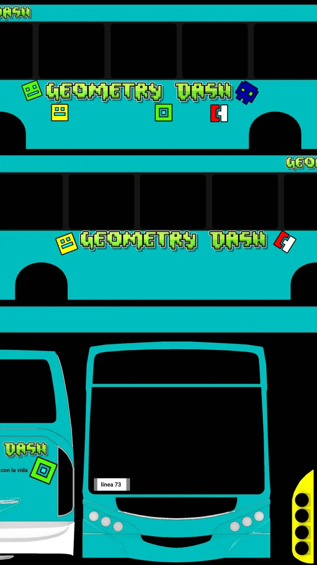 ai character: geometry dash background