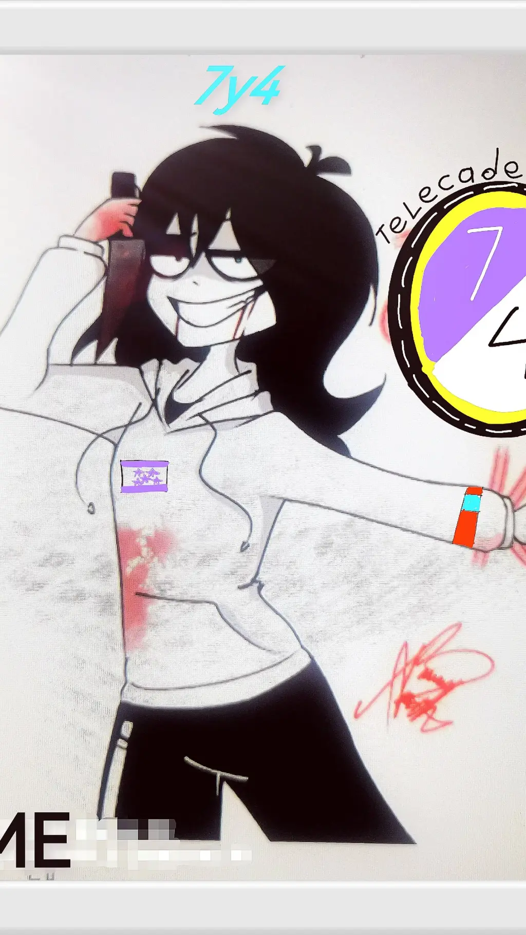 ai character: Telecadena7y4 background