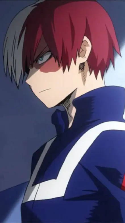 ai character: shoto todoroki  background