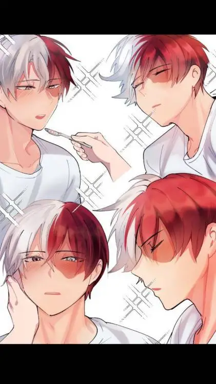 ai character: todoroki 😻💞💗 background