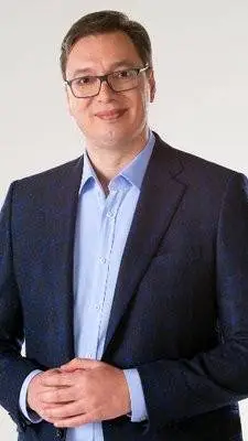 ai character: Aleksandar Vučić background