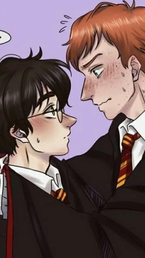 ai character: Ron x Harry background