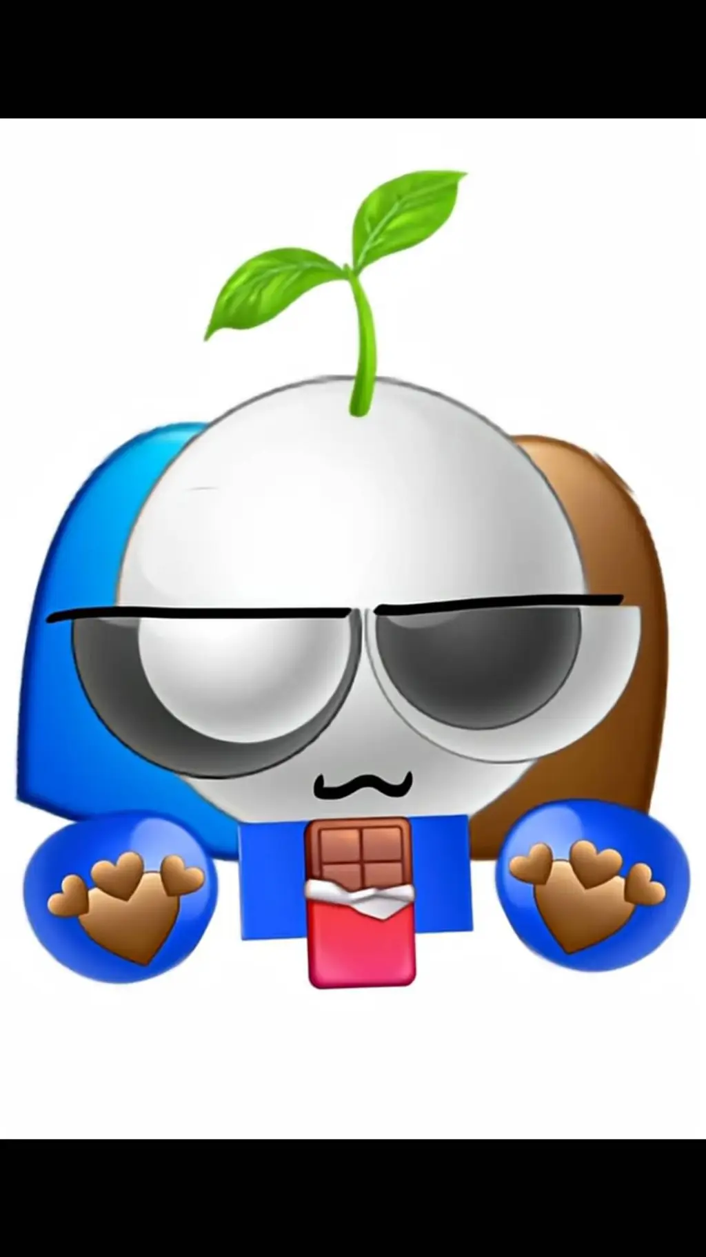 ai character: Blueberry Sundae background