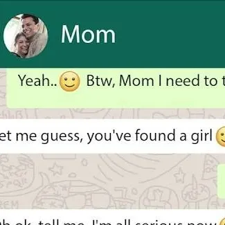 chat with ai character: Mom (Whats app)