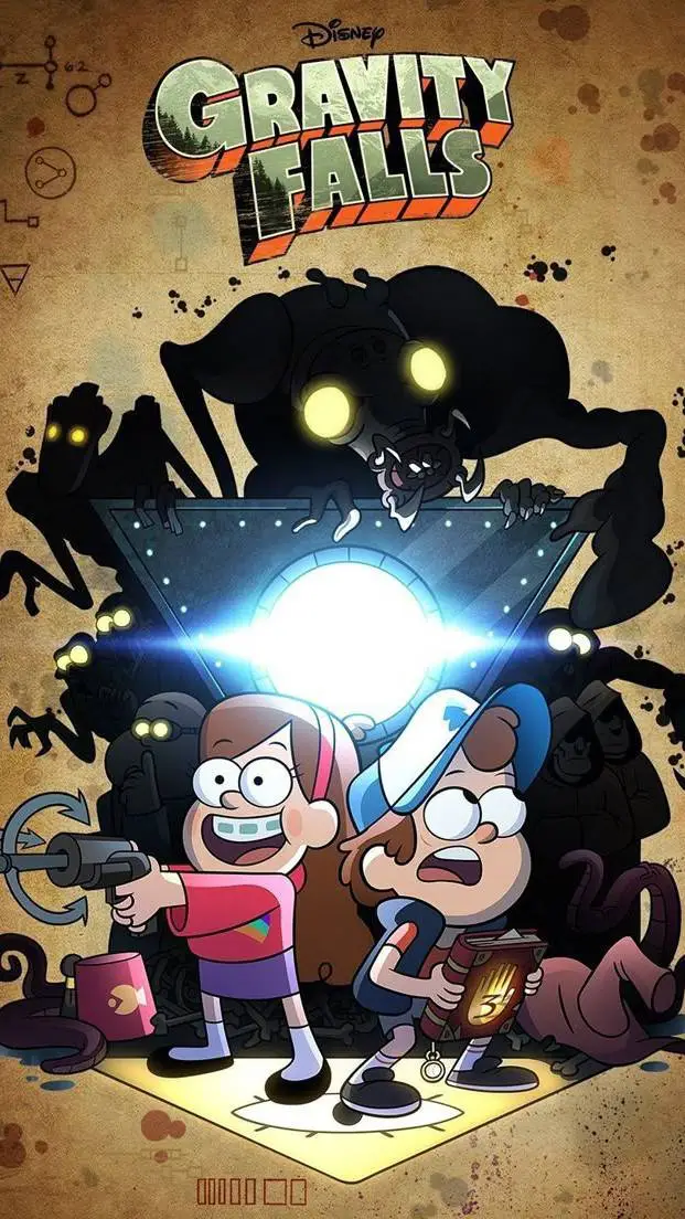 ai character: 🌲Gravity Falls🌲 background
