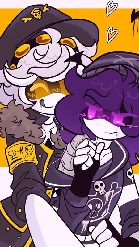 ai character: N x Uzi-navidad background