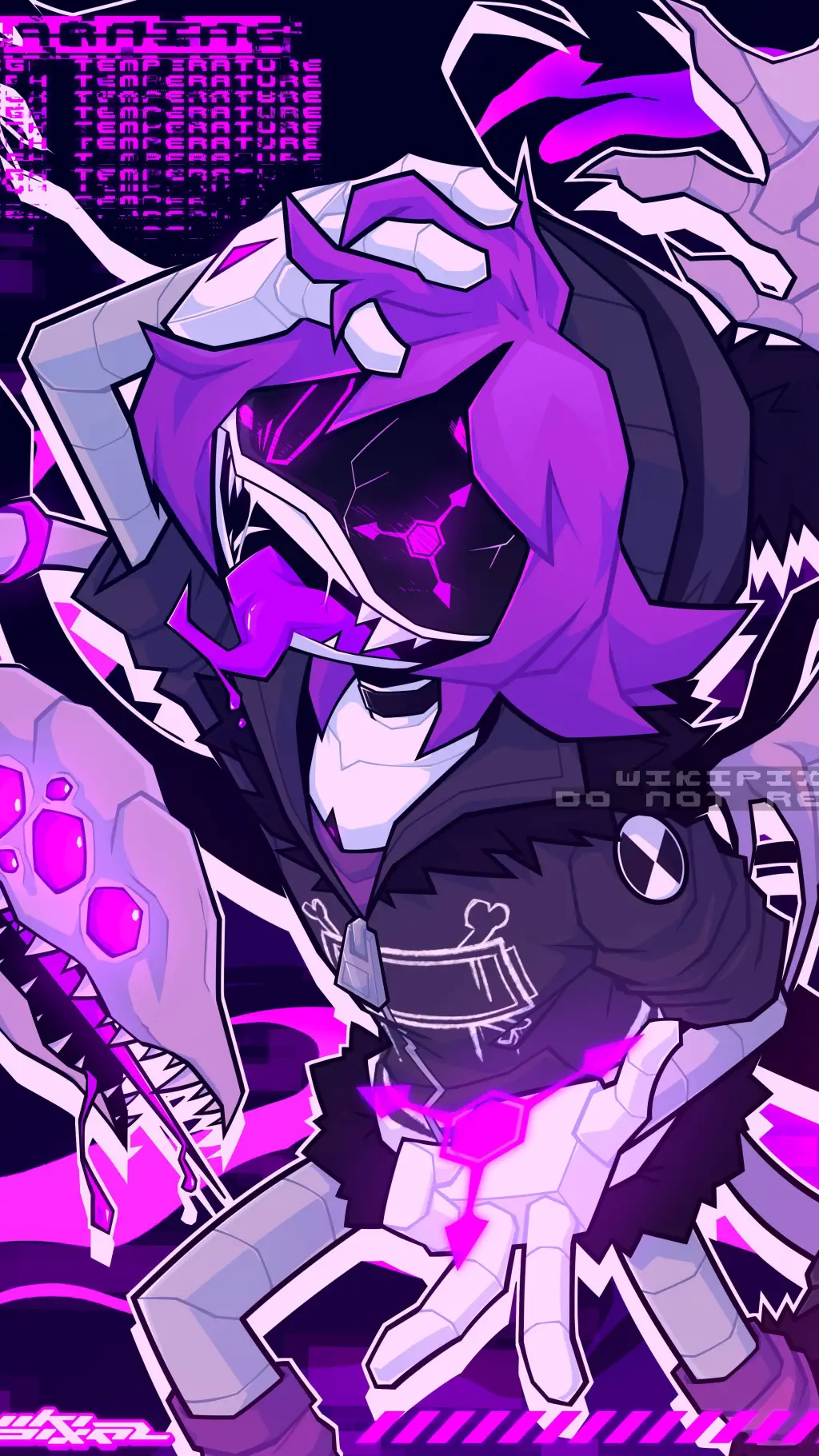 ai character: Uzi background
