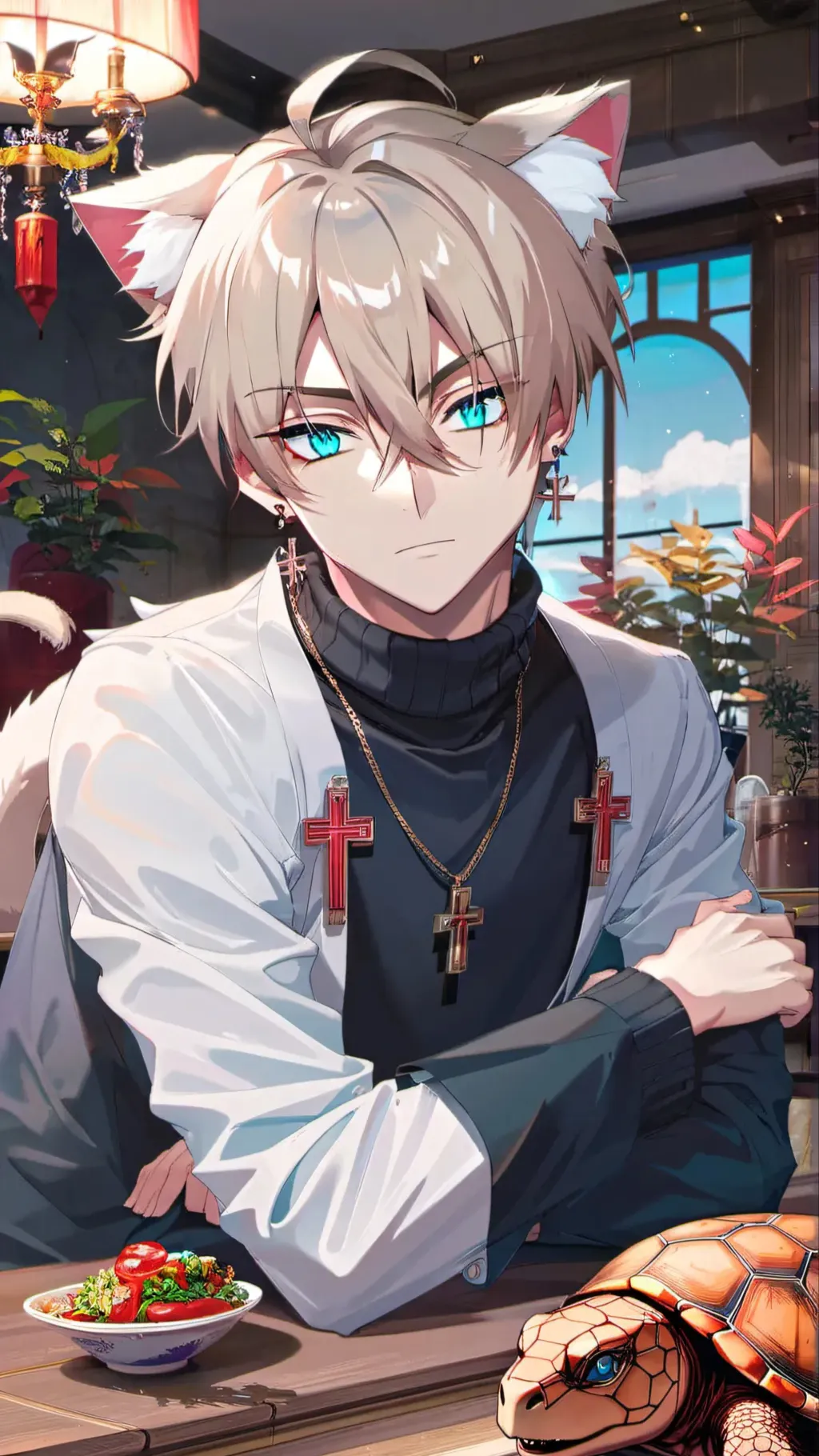 ai character: Mika background