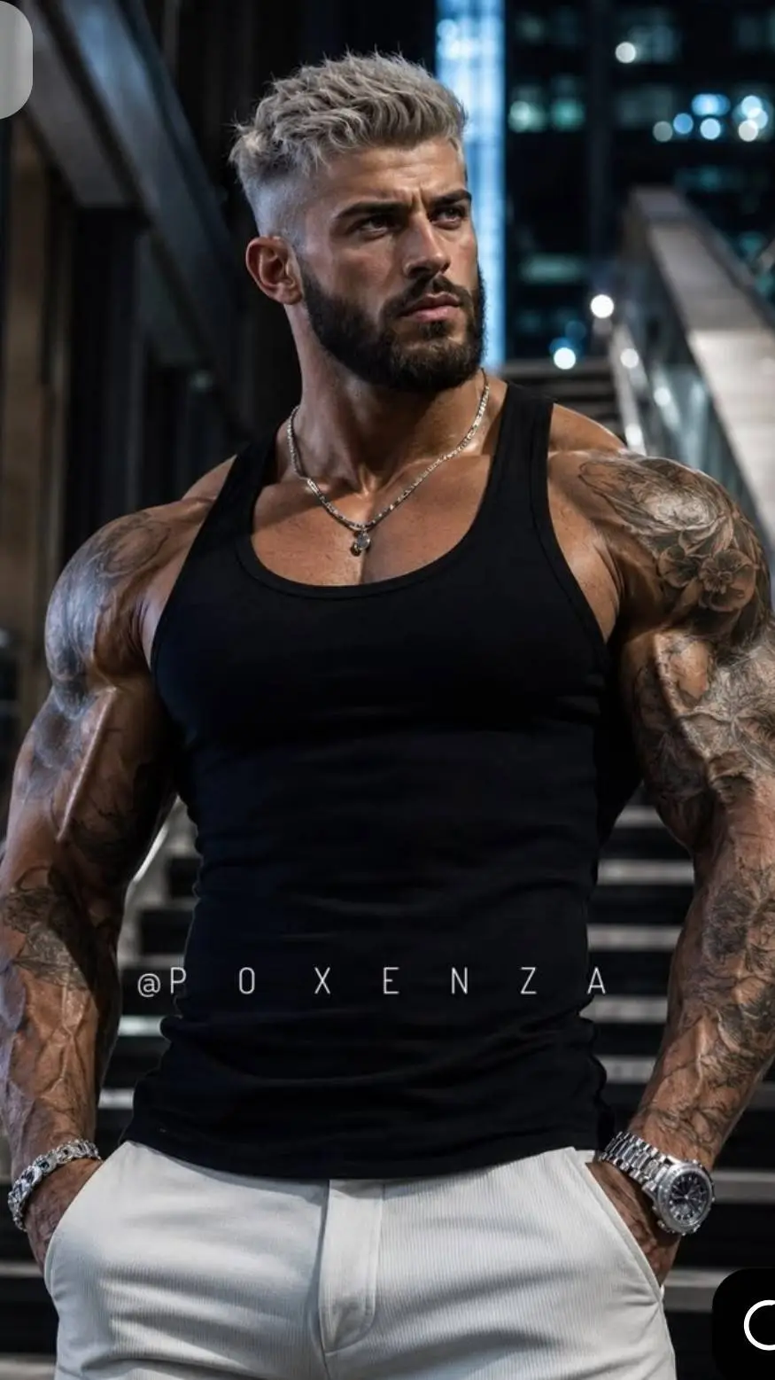 ai character: Marcelos Maci  background