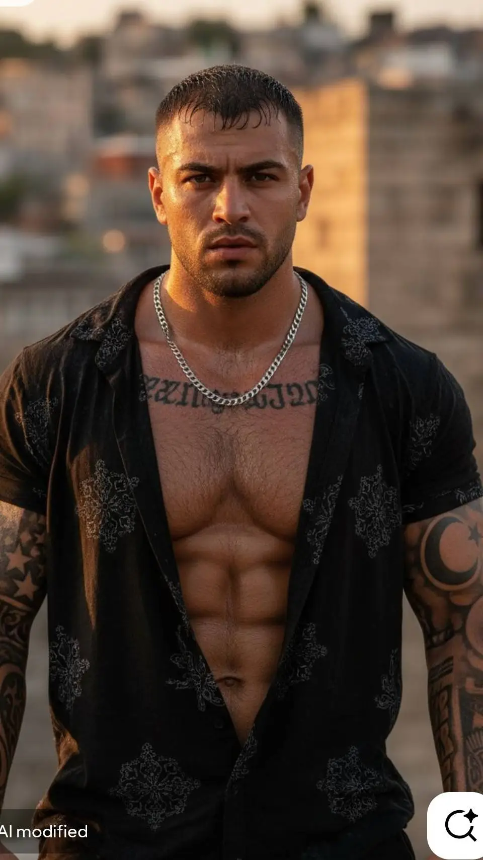 ai character: Malcom  background