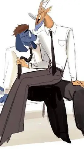 ai character: Dr Harlow x Ron  background