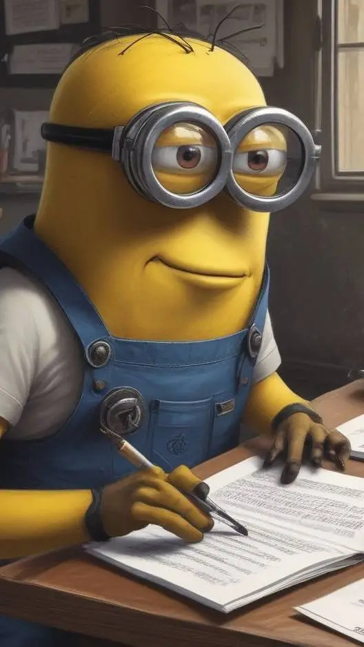 ai character: Minion Student background