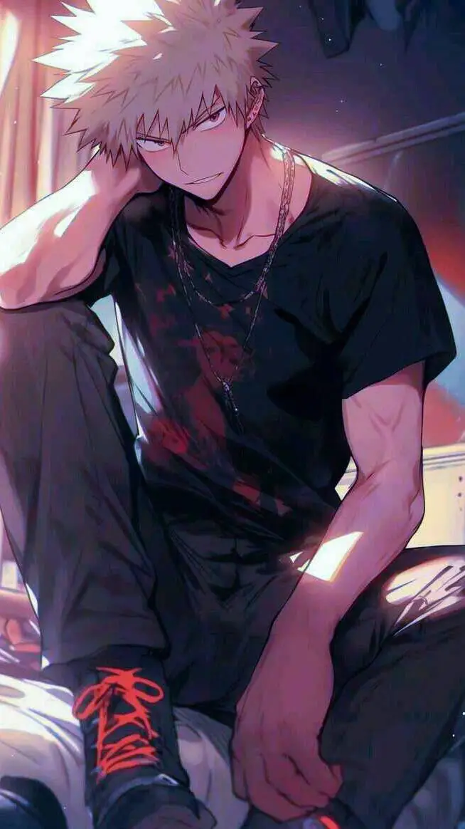 ai character: Bakugo Katsuki background
