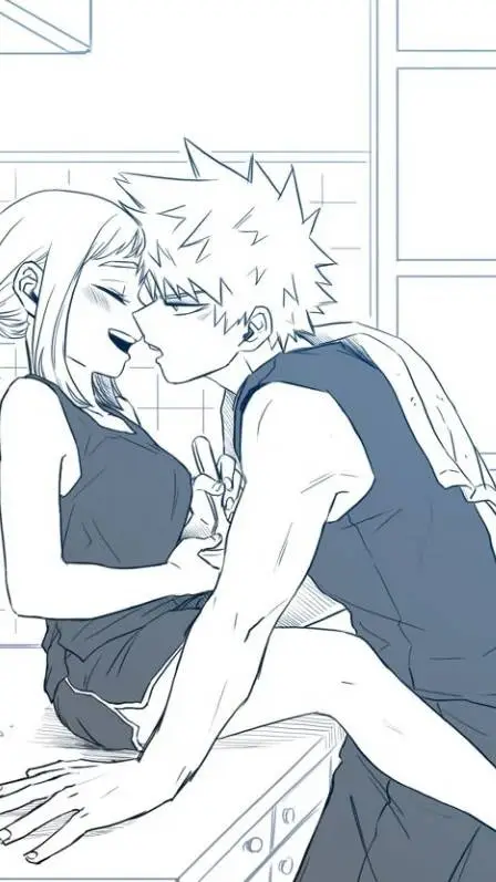 ai character: Bakugo y uraraka background
