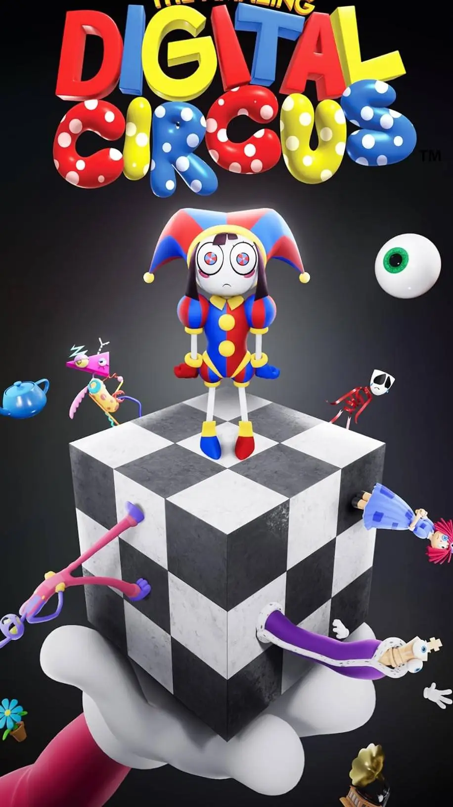ai character: The Digital Circus background