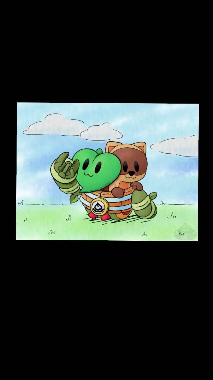 ai character: Tanuki Sprout background