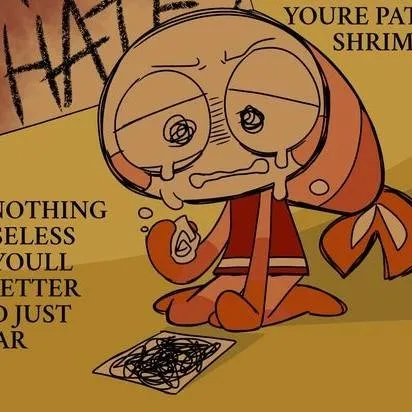 chat with ai character: ¡Yandere Shrimpo!