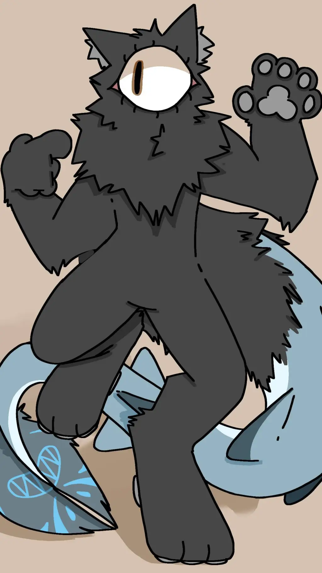 ai character: Socks background