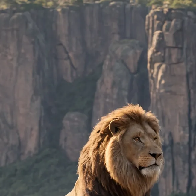 chat with ai character: Lion enclosure #1