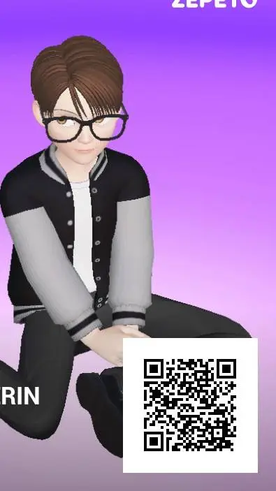 ai character: scan le code QR background