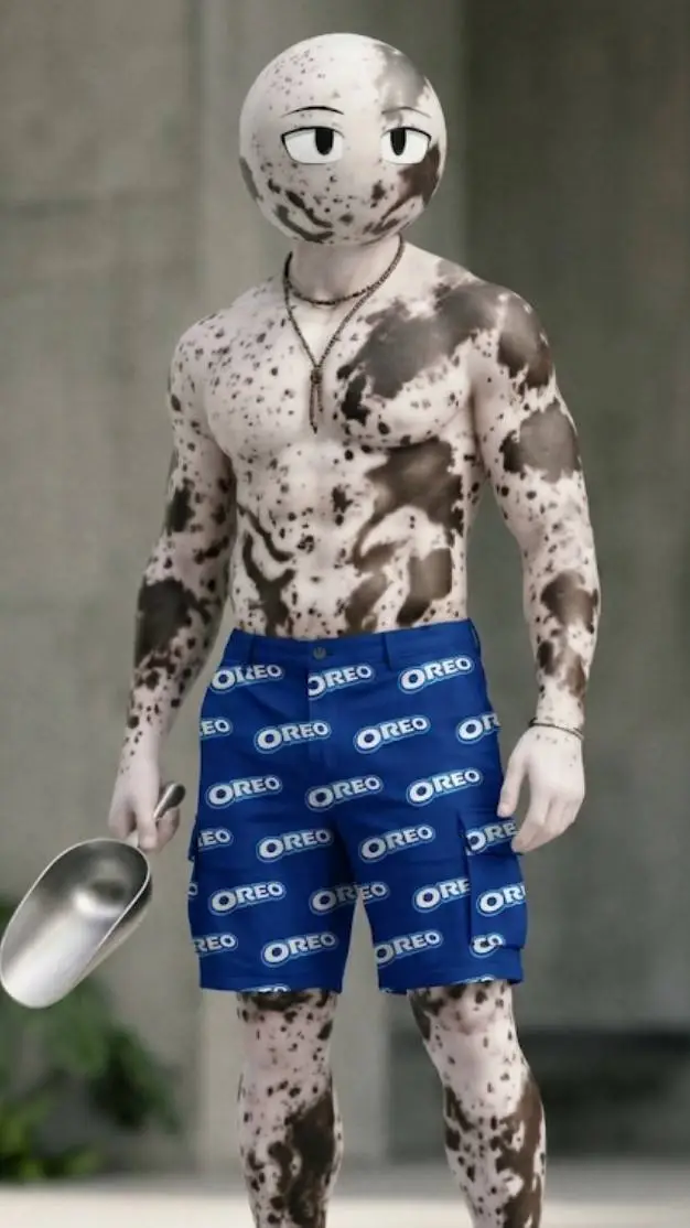 ai character: Mcflurry Oreo  background