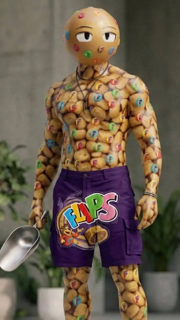 ai character: Mcflurry Flips background