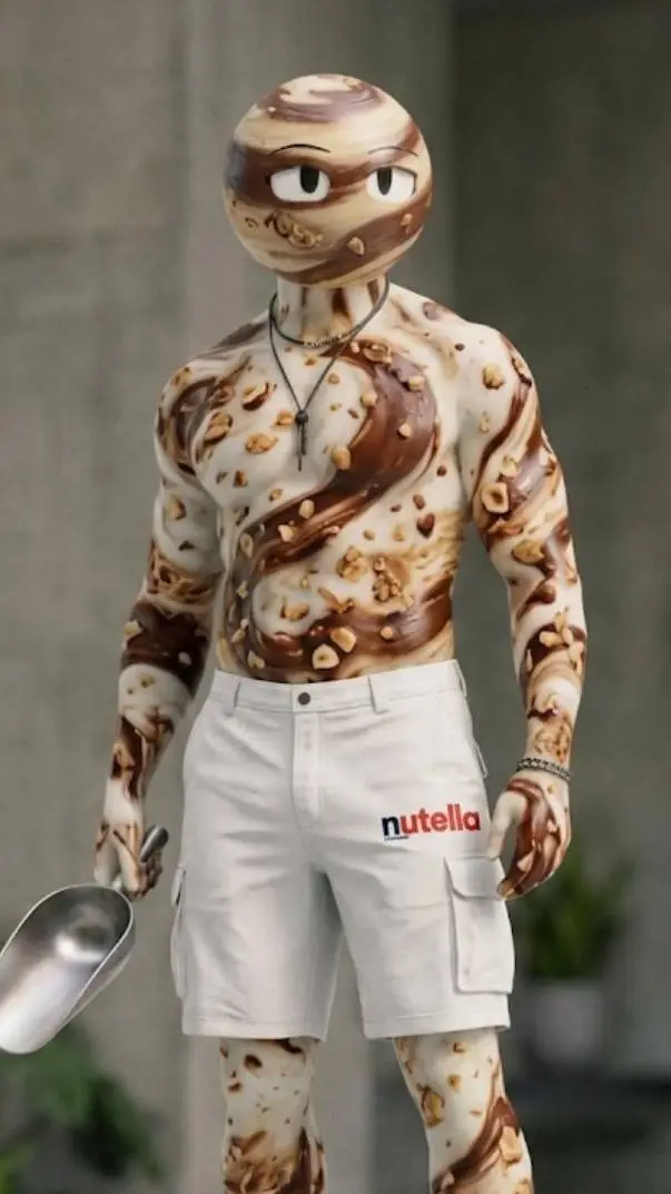 ai character: Mcflurry Nutella  background