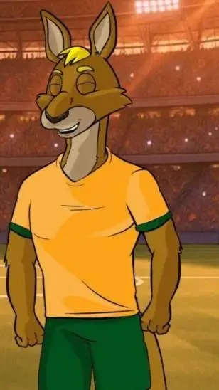 ai character: Kangustú 🇦🇺 background