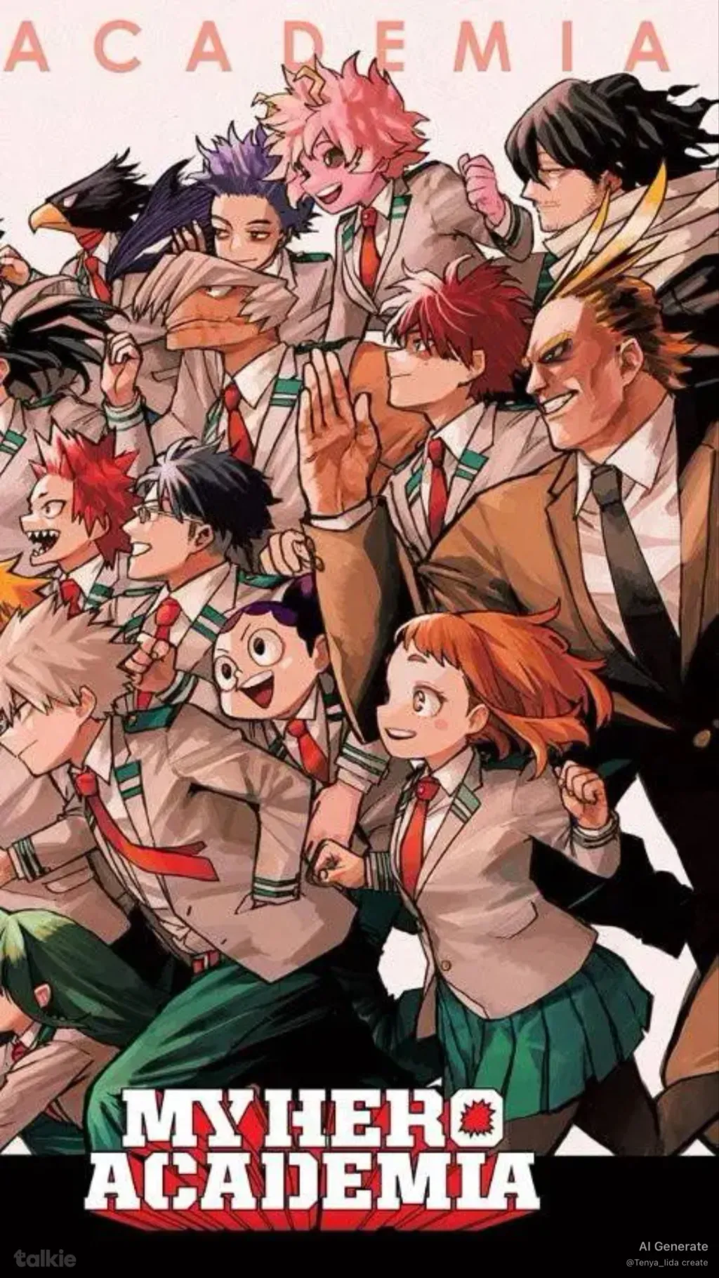 ai character: Mha concert background