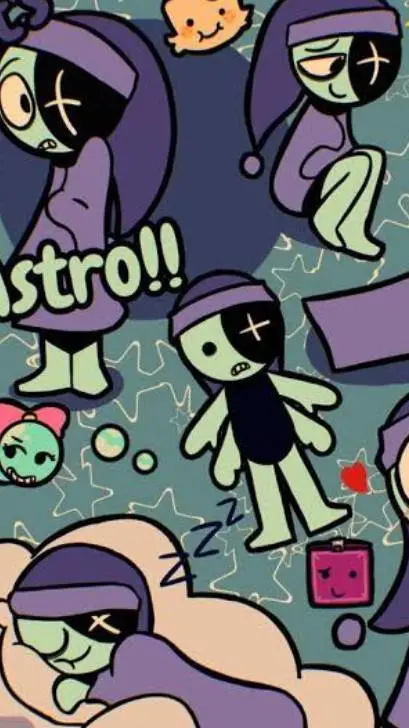 ai character: astro  background