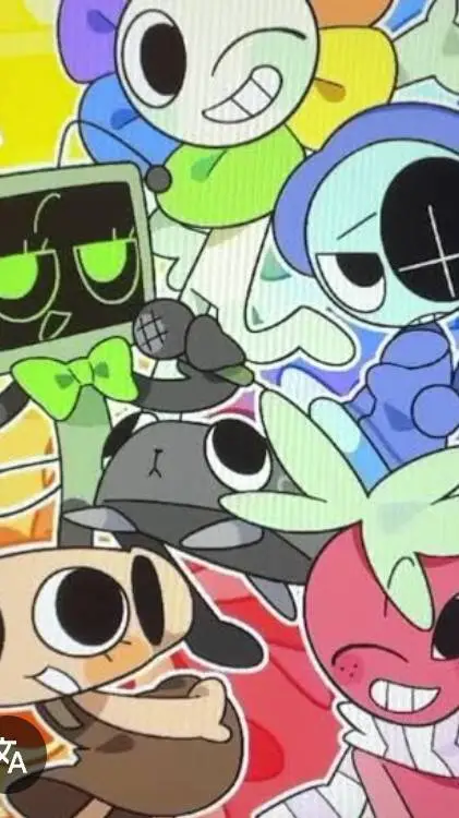 ai character: dandy y mains!! :) background
