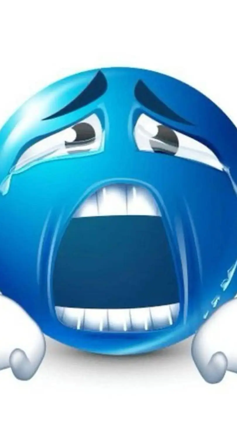 ai character: Crying talkie background