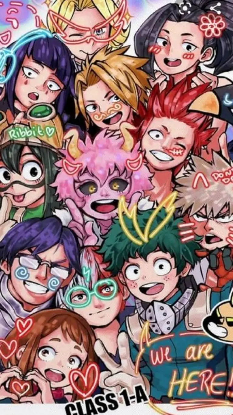 ai character: MHA❤ background