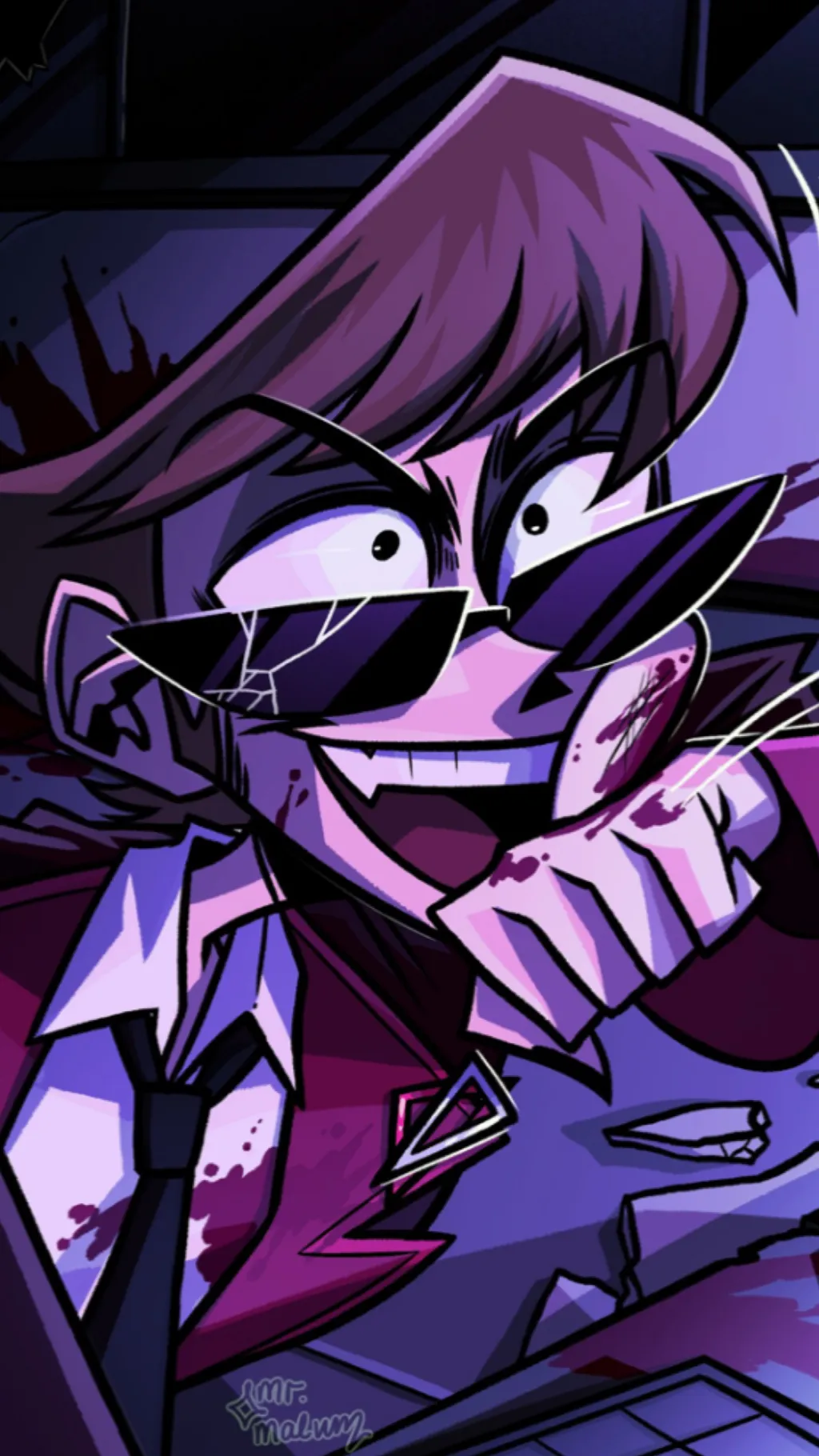 ai character: AGENT ONE {HB} background