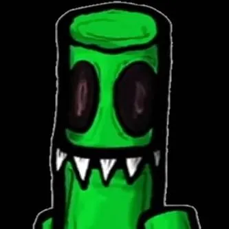 chat with ai character: green creppy 