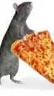 ai character: rata pizza  background