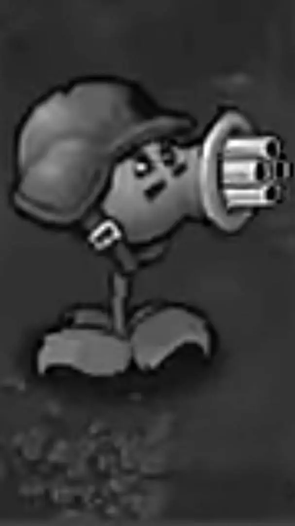 ai character: gatling pea  background