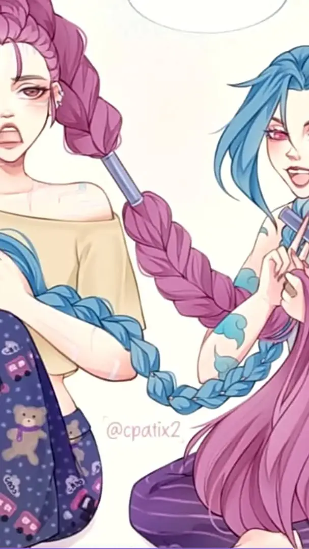 ai character: rumi y su amiga  background