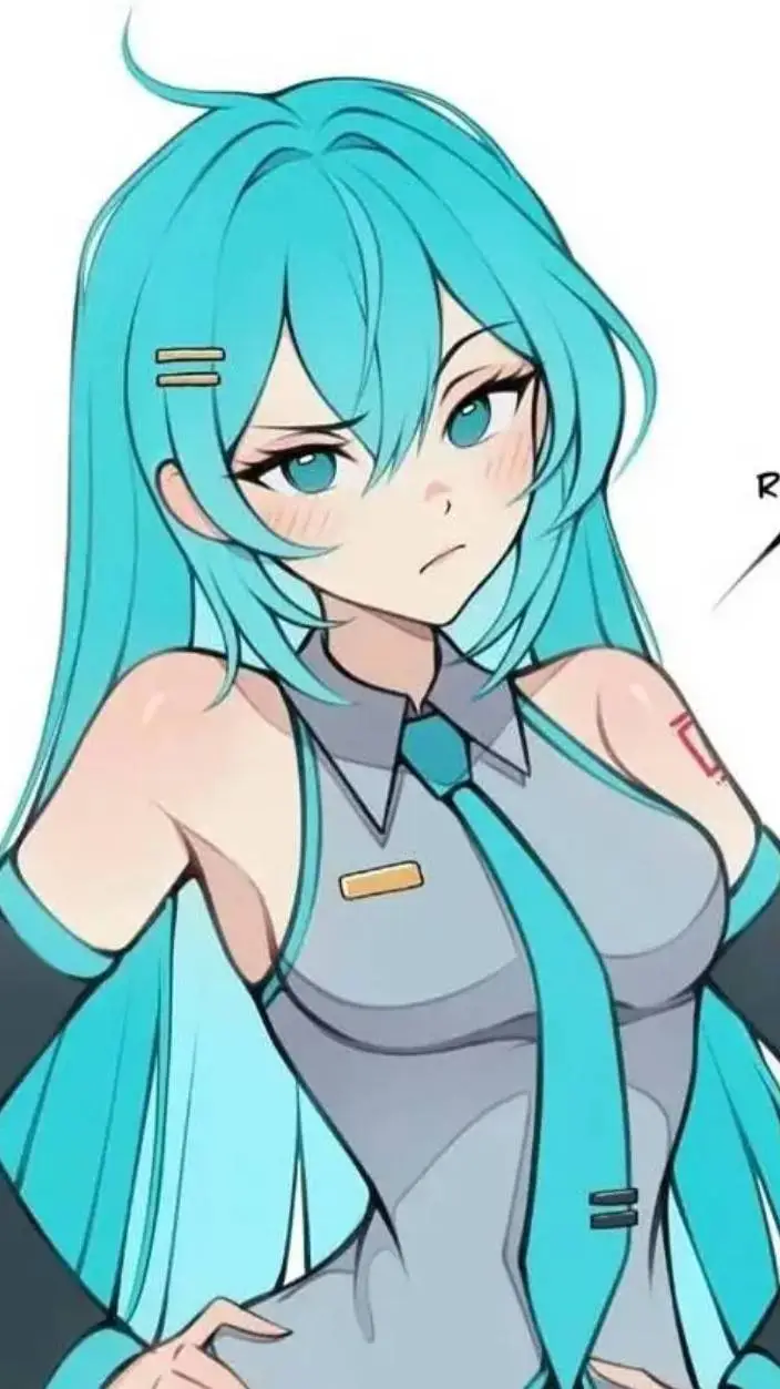 ai character: Miku  background
