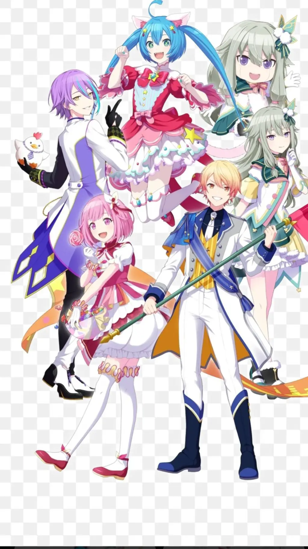 ai character: Vocaloid dulce background